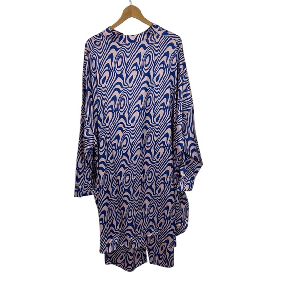 Dressed in Lala Satin Playsuit in Magic Swirl Size Medium NWT - Picture 5 of 16